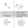 thumbnail image 4 of Decoración de boda - Paquete de 18 pompones de papel de seda, decoración de pompones de boda, decoración de bautizo, confirmación, decoración de comunión de niña para cumpleaños, boda, día de San Valentín (rosa)-- Sincero Electrónica, 4 of 7