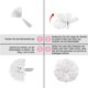 thumbnail image 4 of Decoración de boda - Paquete de 18 pompones de papel de seda, decoración de pompones de fiesta de boda, decoración de bautizo, confirmación, decoración de comunión de niña para cumpleaños, boda, día de San Valentín (rosa) brillar Electrónica, 4 of 5