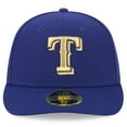 thumbnail image 2 of Men's New Era  Royal Texas Rangers 2024 Gold Collection Low Profile 59FIFTY Fitted Hat, 2 of 6