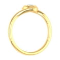 thumbnail image 2 of 1/5 Carat Bezel Set Diamond Solitaire Engagement Ring Band in 10K Yellow Gold (Ring Size 7), 2 of 6
