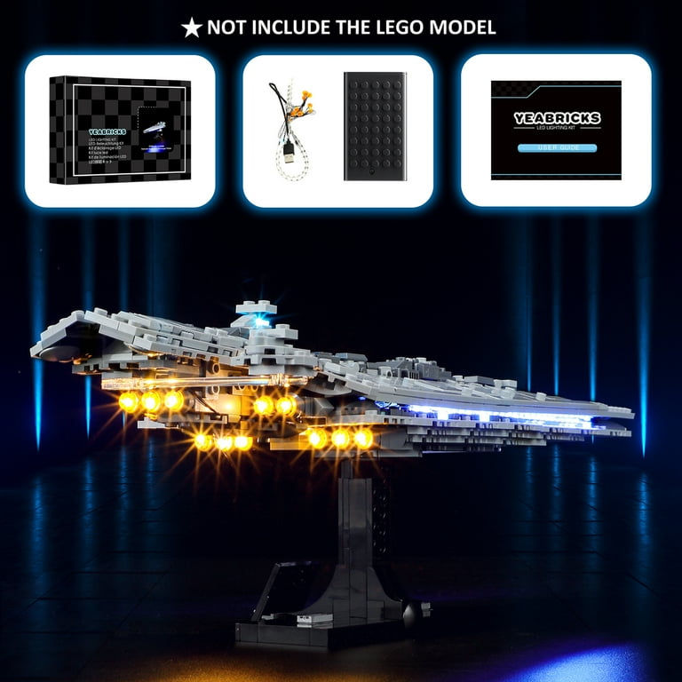 Lego super star cheap destroyer led kit