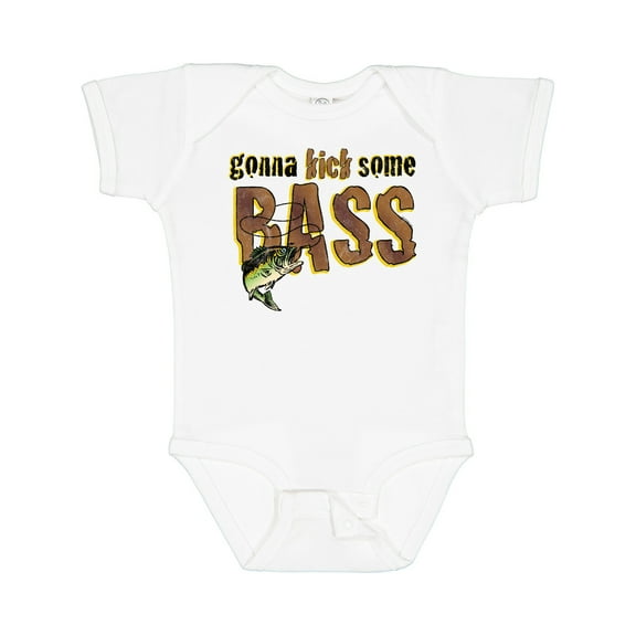 Inktastic Kick Bass Boys or Girls Baby Bodysuit