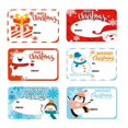 thumbnail image 2 of Jinsinto Penguin Scroll Sticker Christmas Decorations Sticker, 2 of 5
