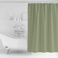 thumbnail image 2 of Vintage Green Graze Pattern Shower Curtain for Bathroom, Monochrome Waterproof Shower Curtains Washable Quick Dry with Hooks Bathtub Curtains 72x72 IN, 2 of 7