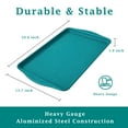 thumbnail image 3 of The Pioneer Woman Teal Speckle Timeless 13" x 18" Nonstick Aluminized Steel Large Baking Sheet, 3 of 11
