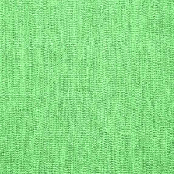 Ahgly Company Indoor Square Abstract Emerald Green Contemporary Area Rugs, 7' Square