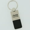 Jeep Cherokee Keychain & Keyring - Duo Premium Black Leather