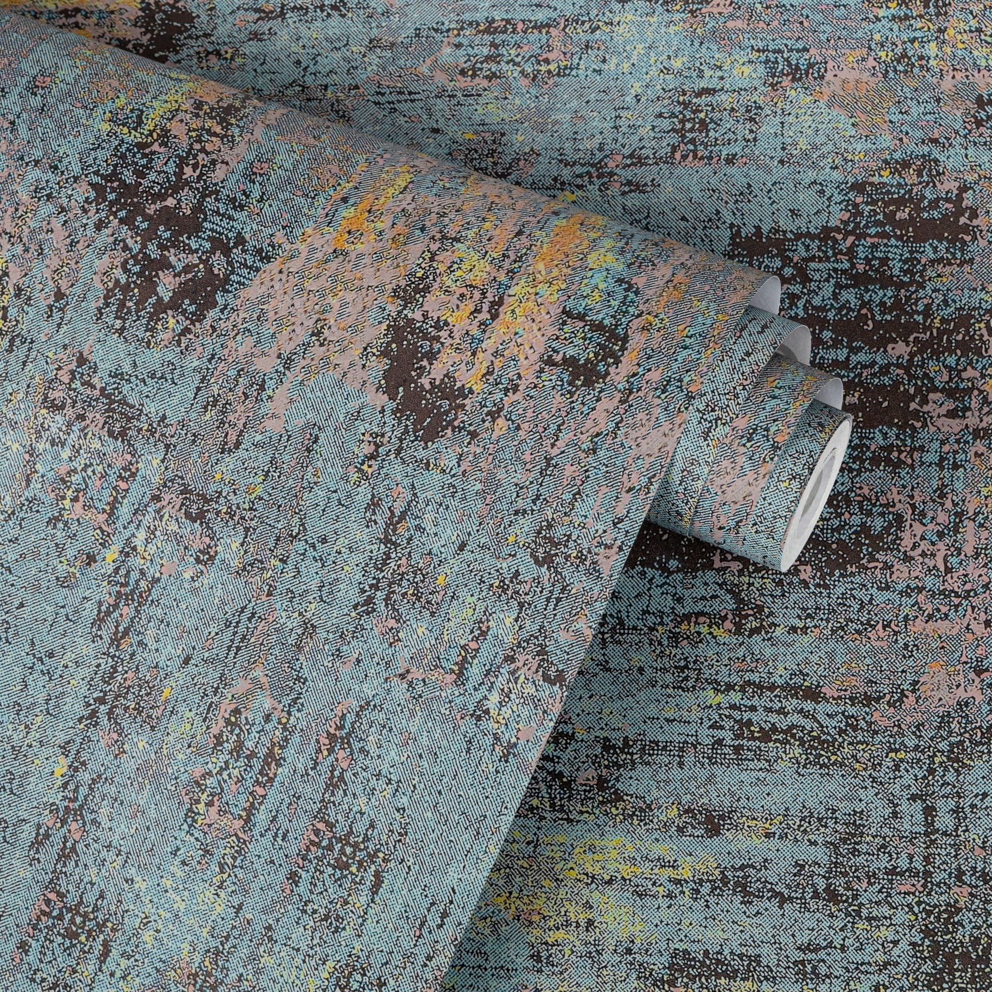 UMIGGEE Multicolor Wallpaper Grasscloth Peel and Stick Wallpaper 17.3-in x 118-in Wall Paper Stick and Peel Contact Paper Removable Self Adhesive Vinyl Wallpaper