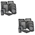 thumbnail image 1 of NutriChef Deluxe Nonstick Carbon Steel 10 Piece Kitchen Bakeware Set (2 Pack), 1 of 9