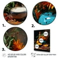 thumbnail image 3 of Designart "Spices of India in Indian Art II" People Framed Wall Art - Global Yellow Indian Art Hallway Framed Wall Art Decor, 3 of 6