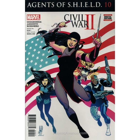 Agents of S.H.I.E.L.D. #10 VF ; Marvel Comic Book
