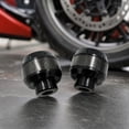 thumbnail image 3 of 2Pcs Colorful Carbon‑Fiber Style Front fork Crash Pads, Aluminum Shock‑Absorbing Protector for Motorcycle Scooter Anti‑Fall Collision Protection Accessory, 3 of 6
