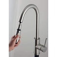 thumbnail image 3 of GHSDFBB Brushed Nickel Kitchen Sink Faucet Head 2-Function Pull-out Spray Head for Bathroom Kitchen Faucet Replacement Part G1/2 Connections (Style 1), 3 of 4