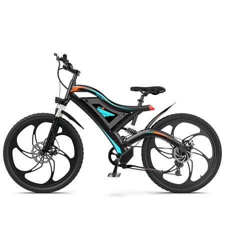 Xahpower 26"500W Motor Electric Bicycle for Adult in Black