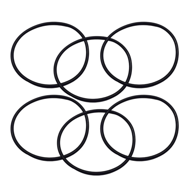 6 piezas KT6808 Anillos de sellado Rodillo Pulidora Piezas Prácticas Fáciles de Usar Caucho Accesorios de Repuesto Profesionales