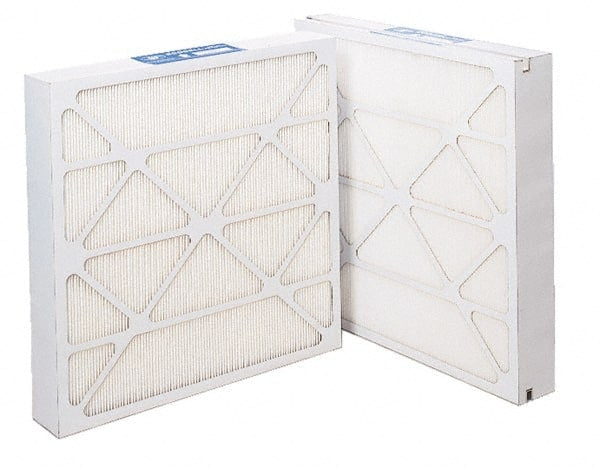 Made in USA 20" x 25" x 4", 85% Efficiency, Wireless Pleated Air Filter MERV 13, Microfiberglass Paper, Integrated Beverage Board Frame, 500 Max FPM, 1,750 CFM, For Any Unit