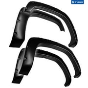 Tyger Auto Fender Flares Compatible with Chevy GMC C/K Pickup / Suburban / Blazer / Yukon / Tahoe 2Dr Fleetside, Smooth Textured Paintable Bolt-Riveted Style 4pc | TG-FF8C4088