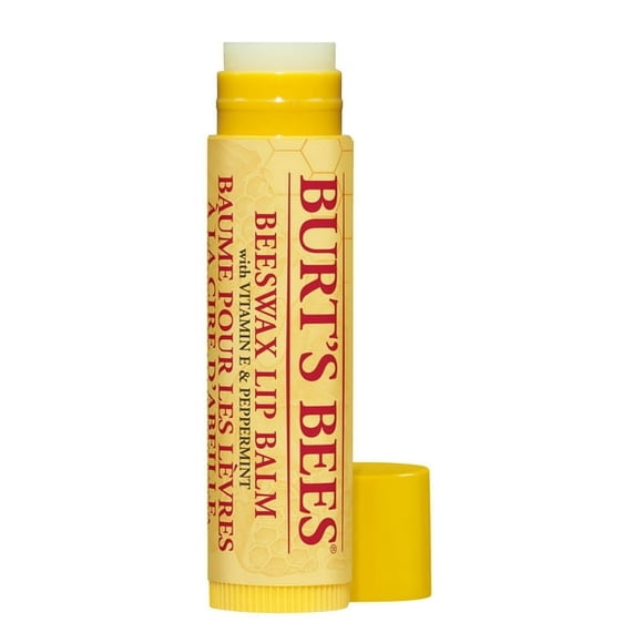 Burt’s Bees® Beeswax 100% Natural Moisturizing Lip Balm with Vitamin E and Peppermint Oil -