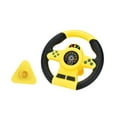 thumbnail image 4 of yotijay Kids Steering Wheel Toy Pretend Play Educational Suction Cup Base Electric Fine Yellow, 4 of 9