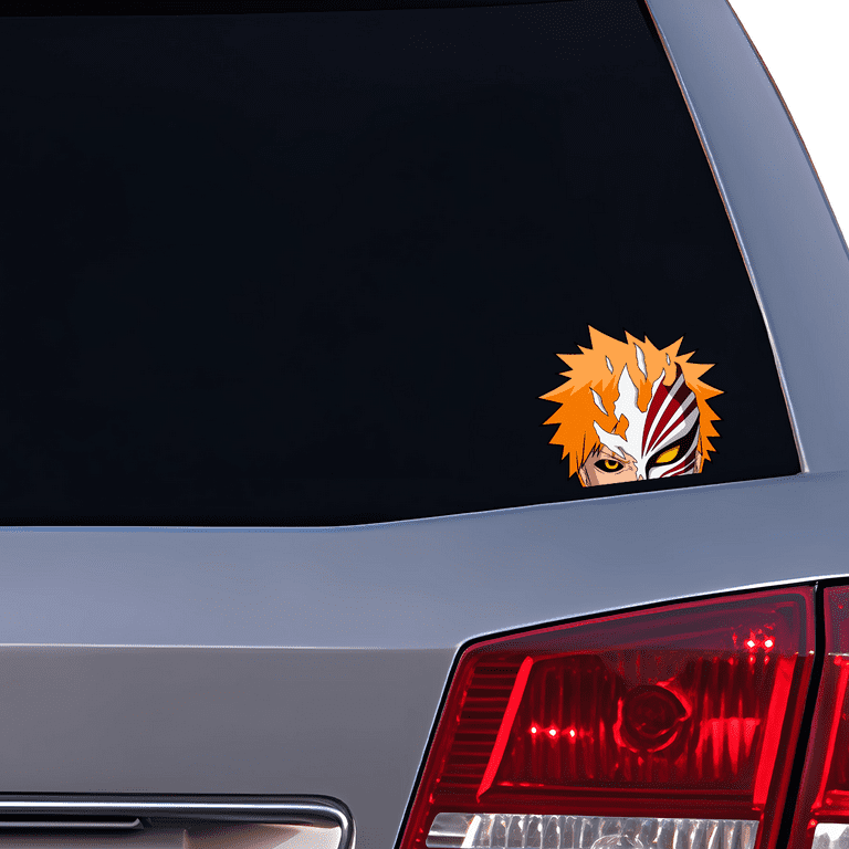 Ichigo Kurosaki Peeker Sticker – Bleach Anime Vinyl Decal