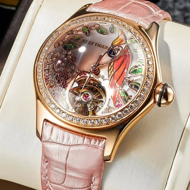Reef Tiger/RT Womens Luxury Fashion Watches Diamond
