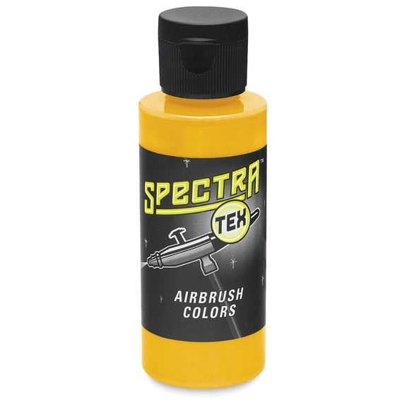 Badger Spectra Tex Airbrush Color - 2 oz, Transparent Sun Gold