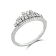 thumbnail image 2 of Gemistry Judy Crowell Jewelry Sterling Silver Cubic Zirconia Multi-Shape Crown Ring, Size 8, 2 of 5