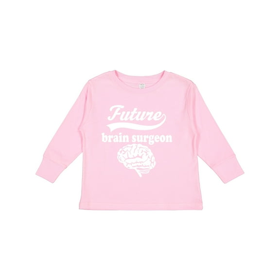 Inktastic Future Brain Surgeon Doctor Boys or Girls Long Sleeve Toddler T-Shirt