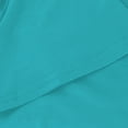 thumbnail image 6 of Homenesgenics Dresses for Women Womens Dresses Summer Women Summer Casual Short Sleeve Loose Dresses Gradient Dress Green S, 6 of 9