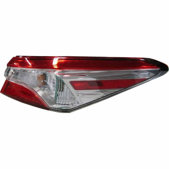 KAI New CAPA Certified Standard Replacement Passenger Side Outer Tail Light Assembly, Fits 2018-2020 Toyota Camry