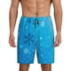 thumbnail image 1 of Fotbe Winter With Snowflakes Pantalones Cortos de Pijama para Hombre, Ropa de Dormir, Pantalones de Pijama Cortos para Hombre-Small, 1 of 6