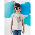thumbnail image 2 of Cute Daisy Buddy T-Shirt Toddler -Smartprints Designs,  5 Toddler, 2 of 4