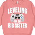 thumbnail image 3 of Inktastic Leveling Up to Big Sister Toddler Sweatshirt, 3 of 4