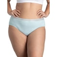 thumbnail image 3 of Fit for Me by Fruit of the Loom Women's Plus Size Hi-Cut Underwear, 10 Pack, 3 of 7