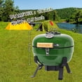 thumbnail image 5 of Portable Ceramic BBQ Charcoal Grill 12 inch, Max 800°F, Easy to carry, for Outdoor Cooking, Picnic, Patio, Backyard, 5 of 7