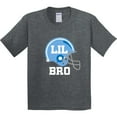 thumbnail image 3 of Inktastic Little Bro Football Brother Youth T-Shirt, 3 of 5