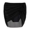 thumbnail image 4 of HOWPAY Womens Bikini Bottoms High Waisted Tummy Control Full Coverage Swim Skirts Solid Color Beach Summer Pool Bathing Suit Bottoms Black L, 4 of 4