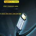 thumbnail image 5 of 100W USB C Type-C 3.1 Gen 2 Male to Female Extension Cable for Cellphone Laptop, 5 of 15
