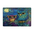 thumbnail image 3 of WOBOGO Pretty Owl Carpet Non-Slip Rugs Soft Doormat 36×24in Living Dining Room Bedroom Decorative, 3 of 7