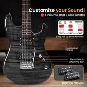 6-String Electric Guitar Kit- Includes Amplifier with Accessory Kit