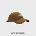 thumbnail image 3 of Fall And Winter MIZOOBEAR Sanded Three Embroidery Soft Top Baseball Cap Men's Wide Brim Face Cap Marriage Hat Who Hat Damn Baseball Cap Snap Back Hats for Men Plain Hats N E D Hat Brick Layer Hat, 3 of 3