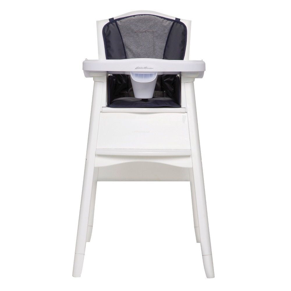 white feeding chair