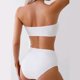 thumbnail image 3 of Traje baño lentejuelas brillantes para mujer, Bikinis con alambre, parte superior y parte inferior cintura traje, 3 of 5