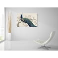 thumbnail image 5 of Epic Art 'Peacock & Blossoms II' by Tim O'Toole, Acrylic Glass Wall Art, 36"x24", 5 of 5