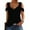 Black T-Shirts for Women, variant on Olyvenn Fashion Summer Tops Womens Tunic Top Short Sleeve Cold Shoulder V Neck Loose Fit Basic Tee Casual Tops Shirts Blouse Khaki 8