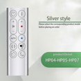 thumbnail image 3 of Applicable To Dyson Hp00 01 Am09 6 Hp01 Dp03 Tp02 Series Air Purifier Blade Less Fan Remote Control Replacement, 3 of 3