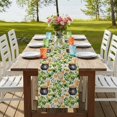 thumbnail image 4 of Table Runners 72 Inches Long Dress Scarves, St. Patrick's Day Farmhouse Kitchen Table Runner, Coffee Tablerunners, Lucky Shamrocks Retro Harp Beer Horseshoes 14x72 Inch, 4 of 9