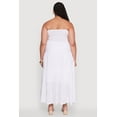 thumbnail image 4 of Womens Plus Size Elegant Strapless Tiered Sundress, 4 of 4