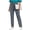 Dark Gray, variant on Pants for Women High Waist Stretch Pull on Pants Straight Leg Comfort Fit Work Casual Trousers with Pockets