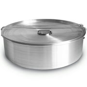 Flan Mold with Lid - Oversized XL (10.5 x 3.2 in) - Authentic Mexican Design Flanera Flan Maker Pan